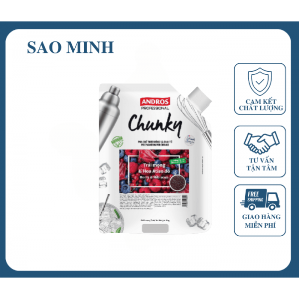 Mứt Chunky Trái Mọng Và Hoa Atiso Đỏ